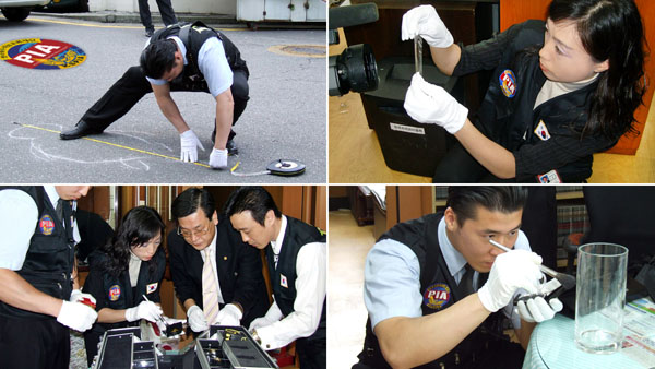 ▲ 한국특수직능교육재단에서 교육 및 양성된 PIA 민간조사원들의 실무활동 장면